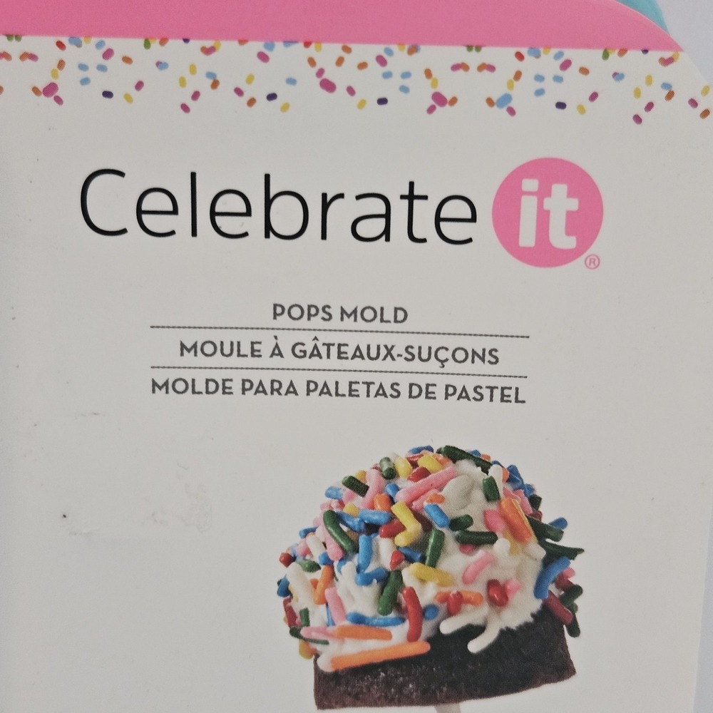 Pops Mold by The Brand Celebrate It Spherical Cake Pops Silicone Mold New In Box - Picture 3 of 4